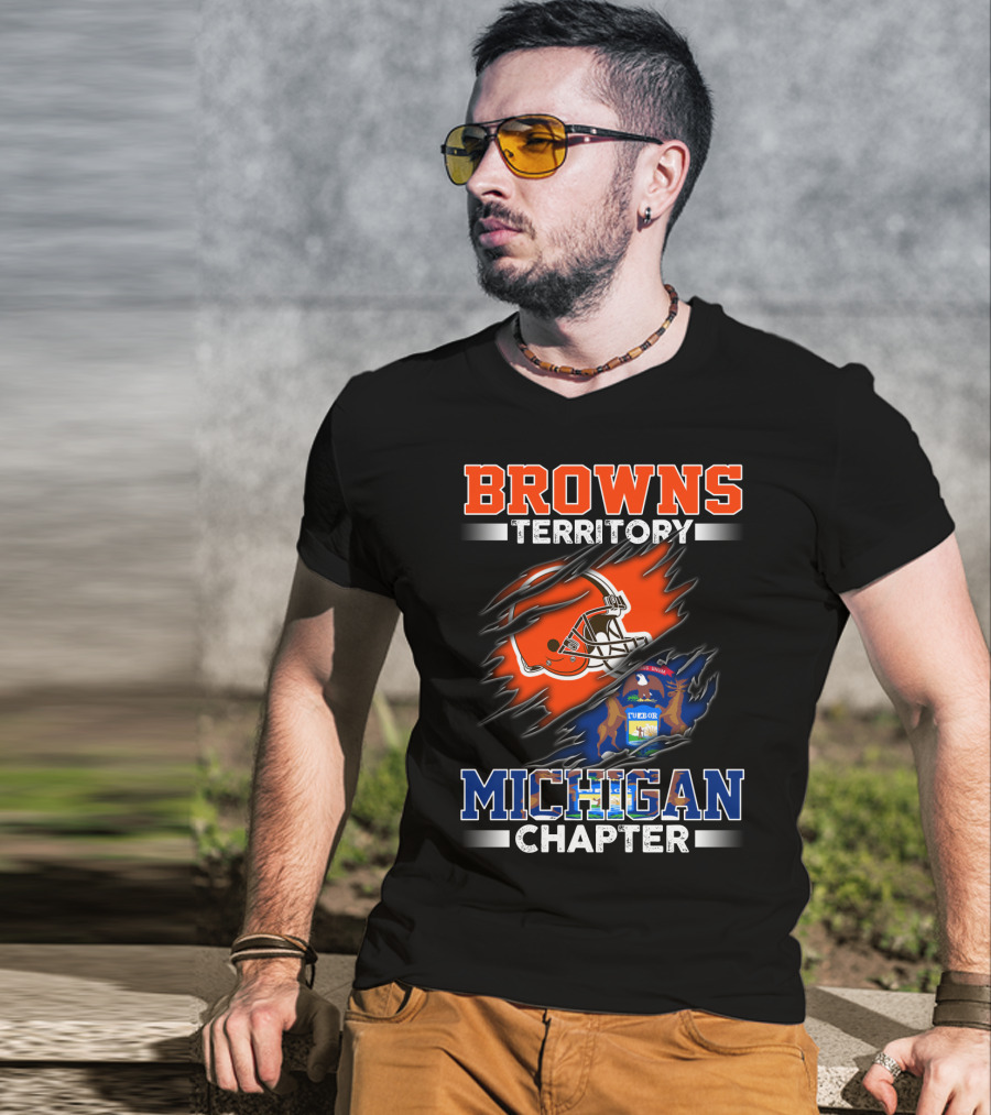 Browns Territory Michigan Chapter T-Shirt