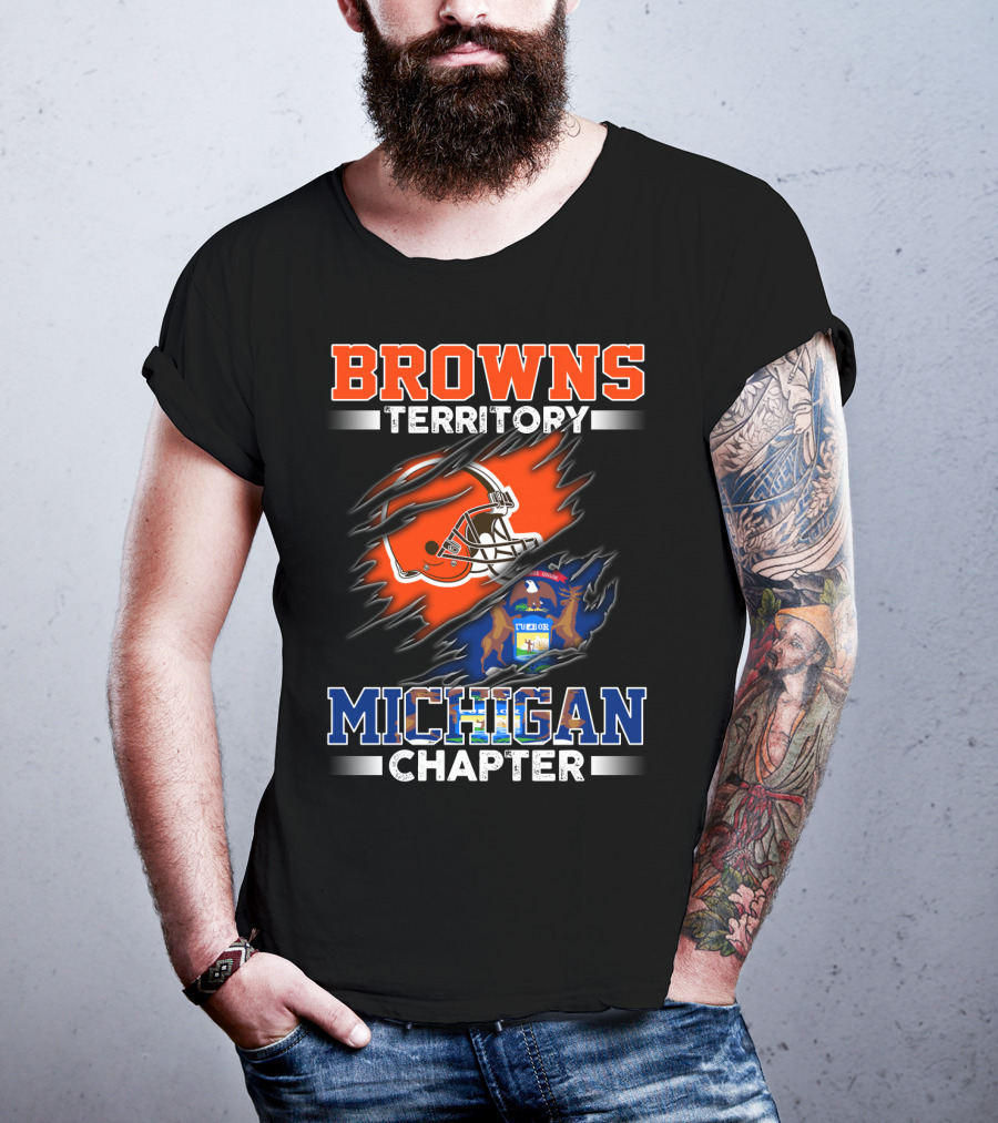 Browns Territory Michigan Chapter T-Shirt