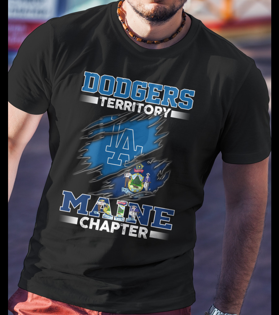 Dodgers Territory LA Maine Chapter T-Shirt