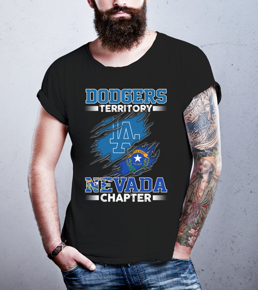 Dodgers Territory LA Nevada Chapter Battle Born T-Shirt