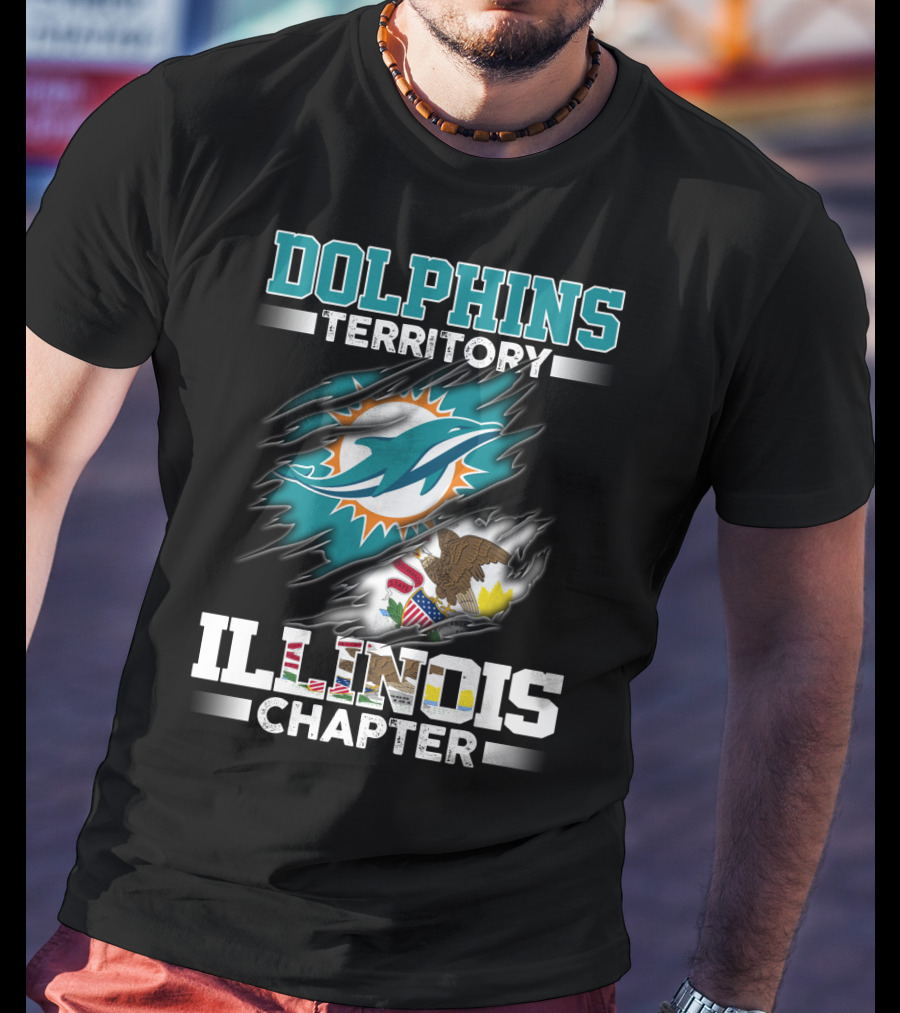Dolphins Territory Illinois Chapter T-Shirt