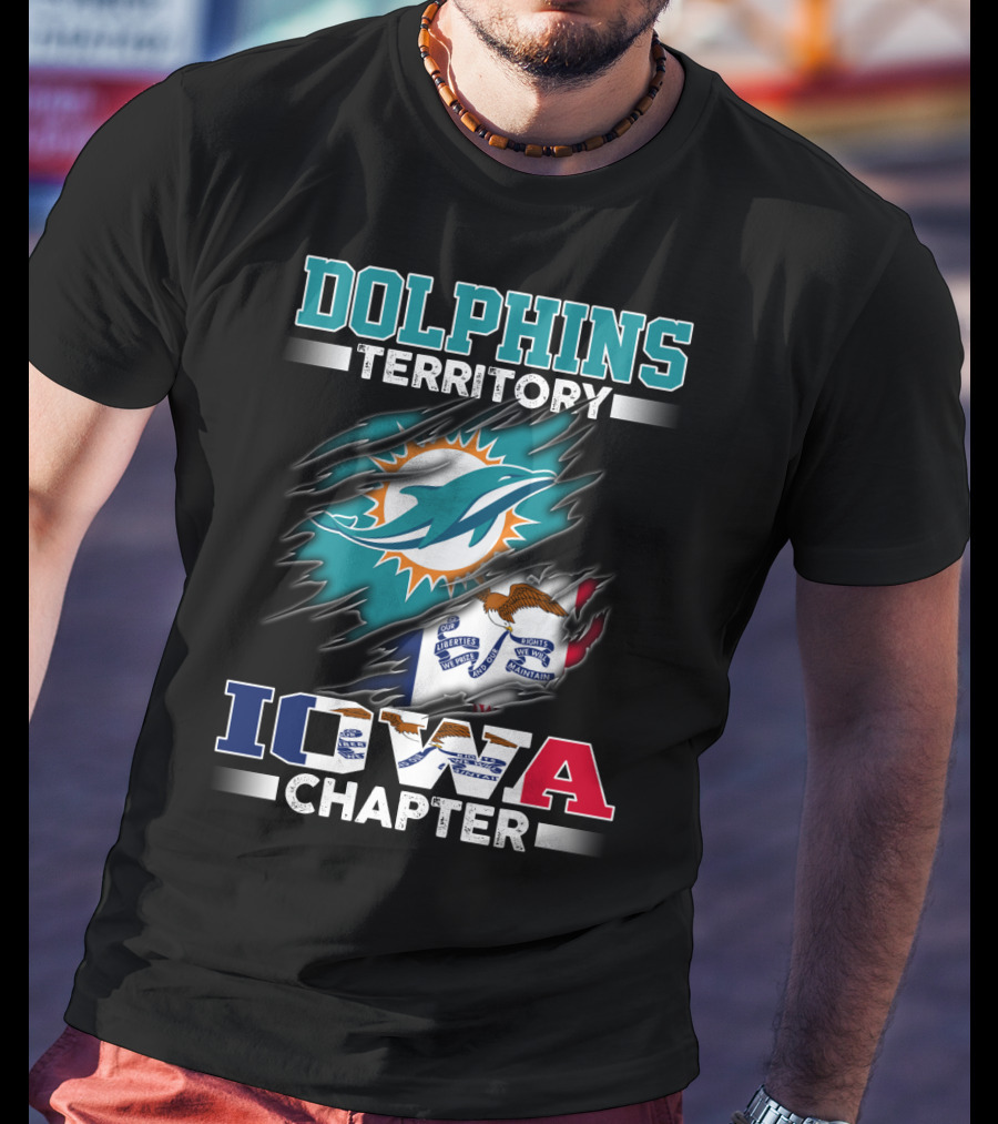 Dolphins Territory Iowa Chapter T-Shirt