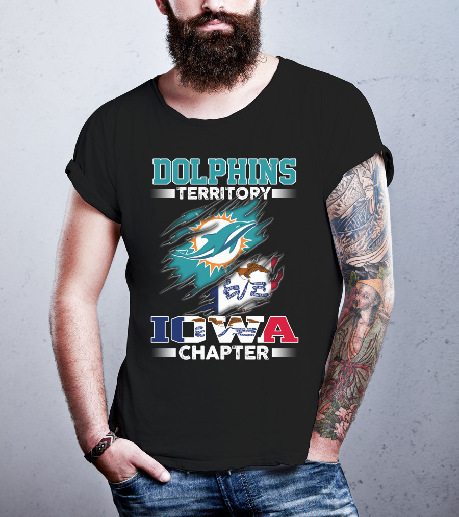 Dolphins Territory Iowa Chapter T-Shirt