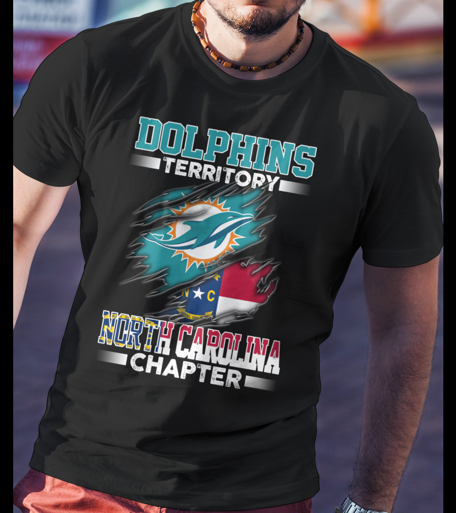 Dolphins Territory North Carolina Chapter T-Shirt