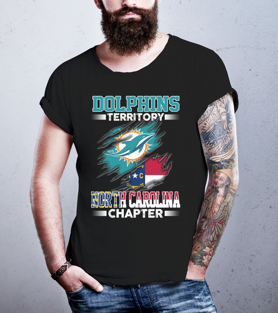 Dolphins Territory North Carolina Chapter T-Shirt