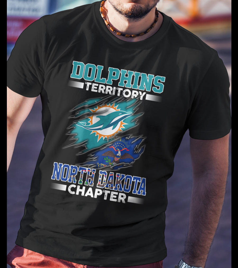 Dolphins Territory North Dakota Chapter T-Shirt