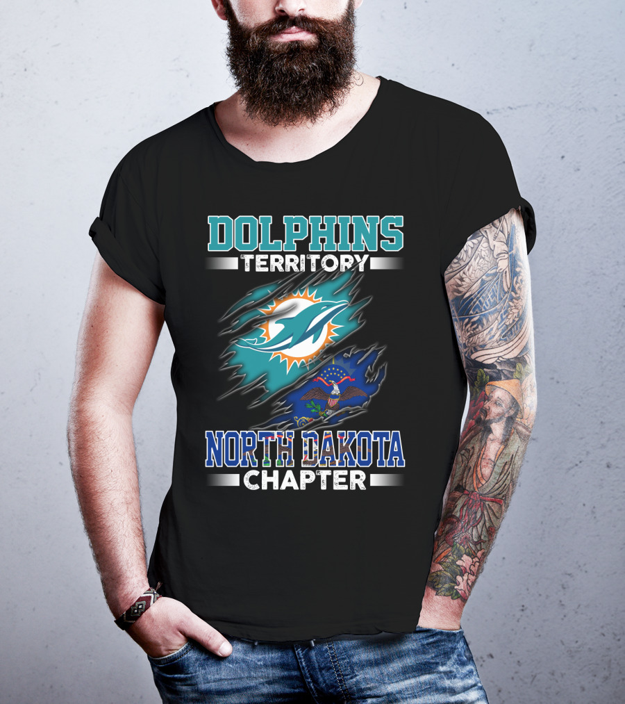 Dolphins Territory North Dakota Chapter T-Shirt
