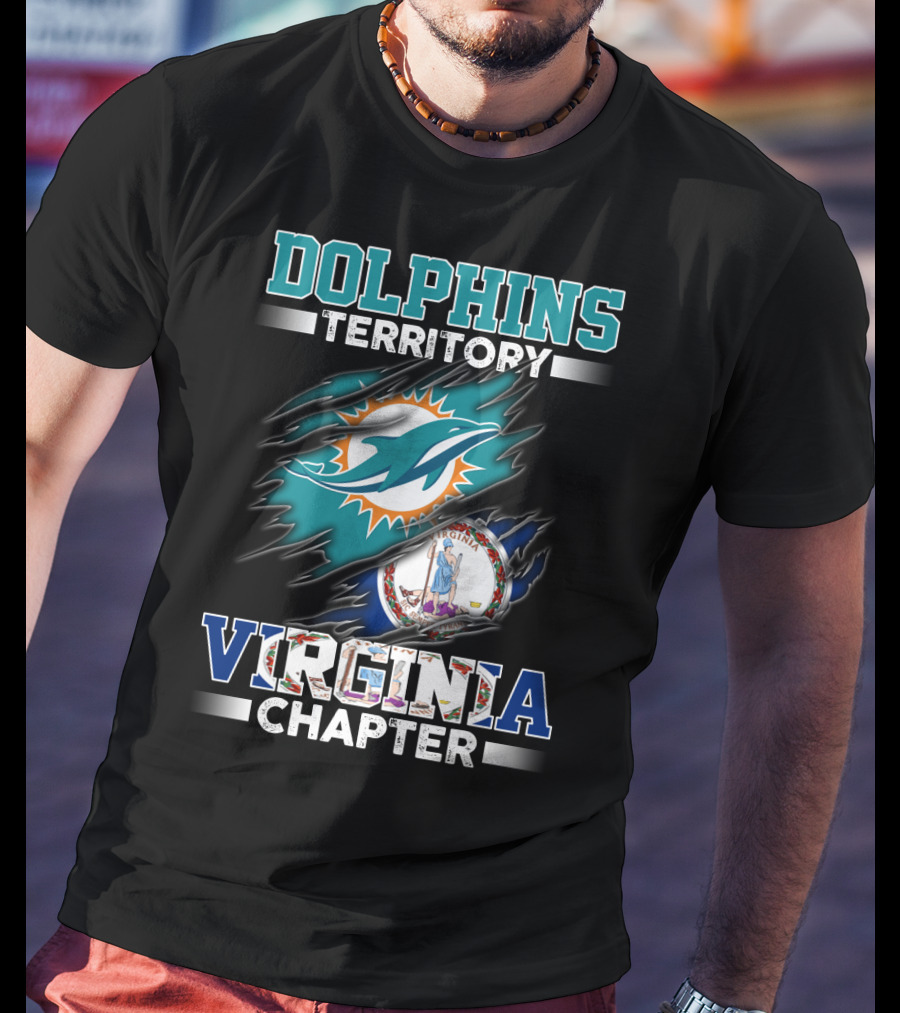 Dolphins Territory Virginia Chapter T-Shirt