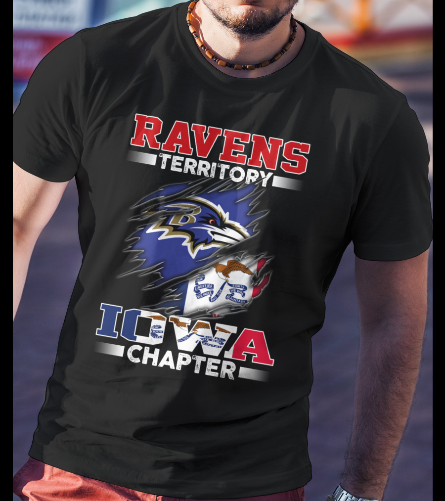 Ravens Territory Baltimore Iowa Chapter T-Shirt
