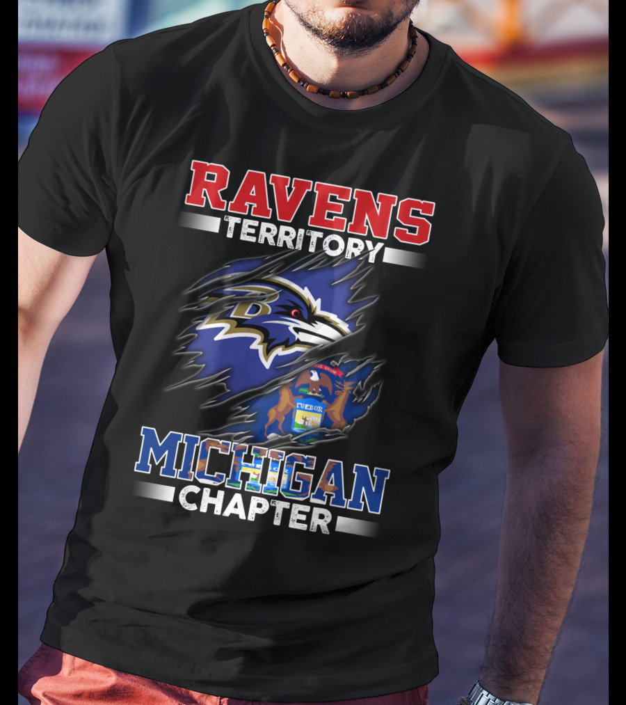 Ravens Territory Michigan Chapter T-Shirt