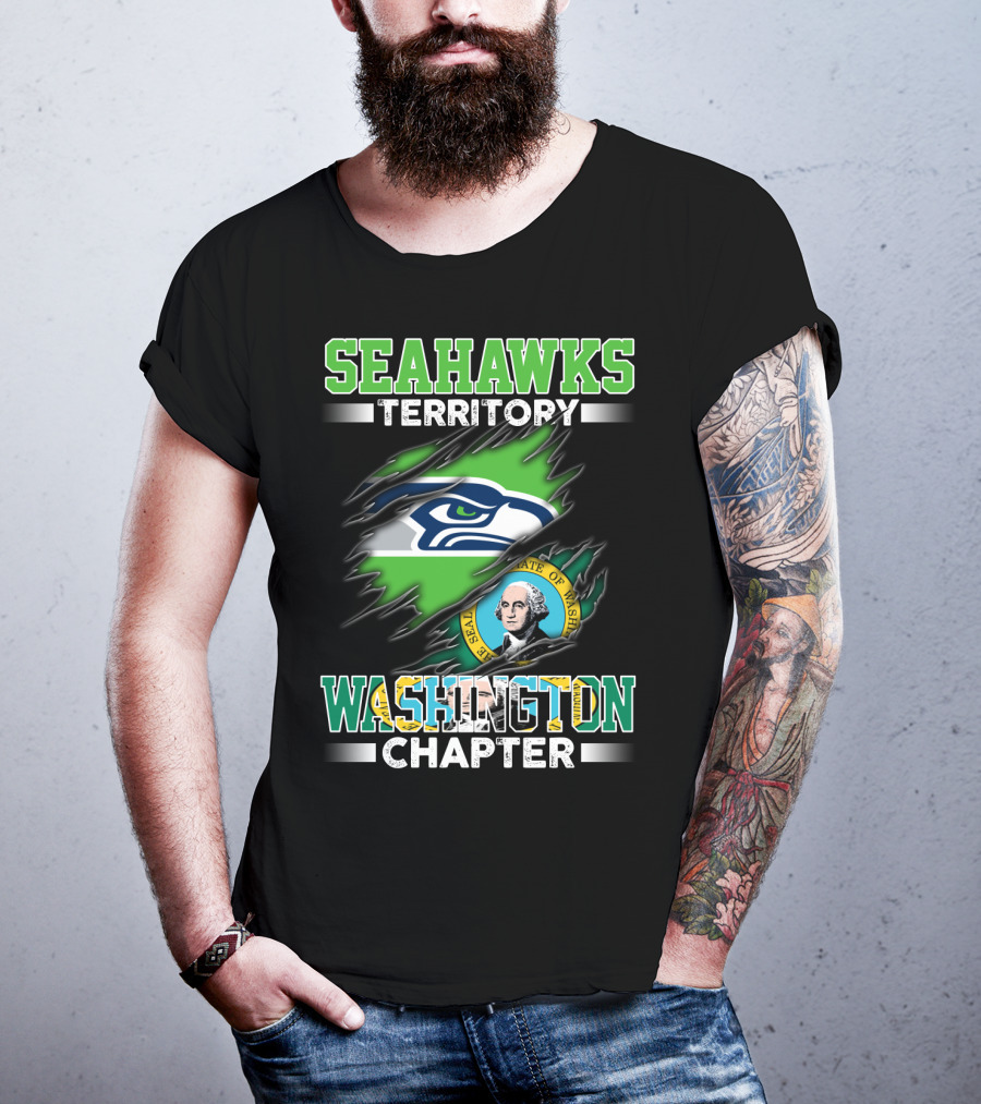 Seattle Seahawks Territory Washington Chapter T-Shirt