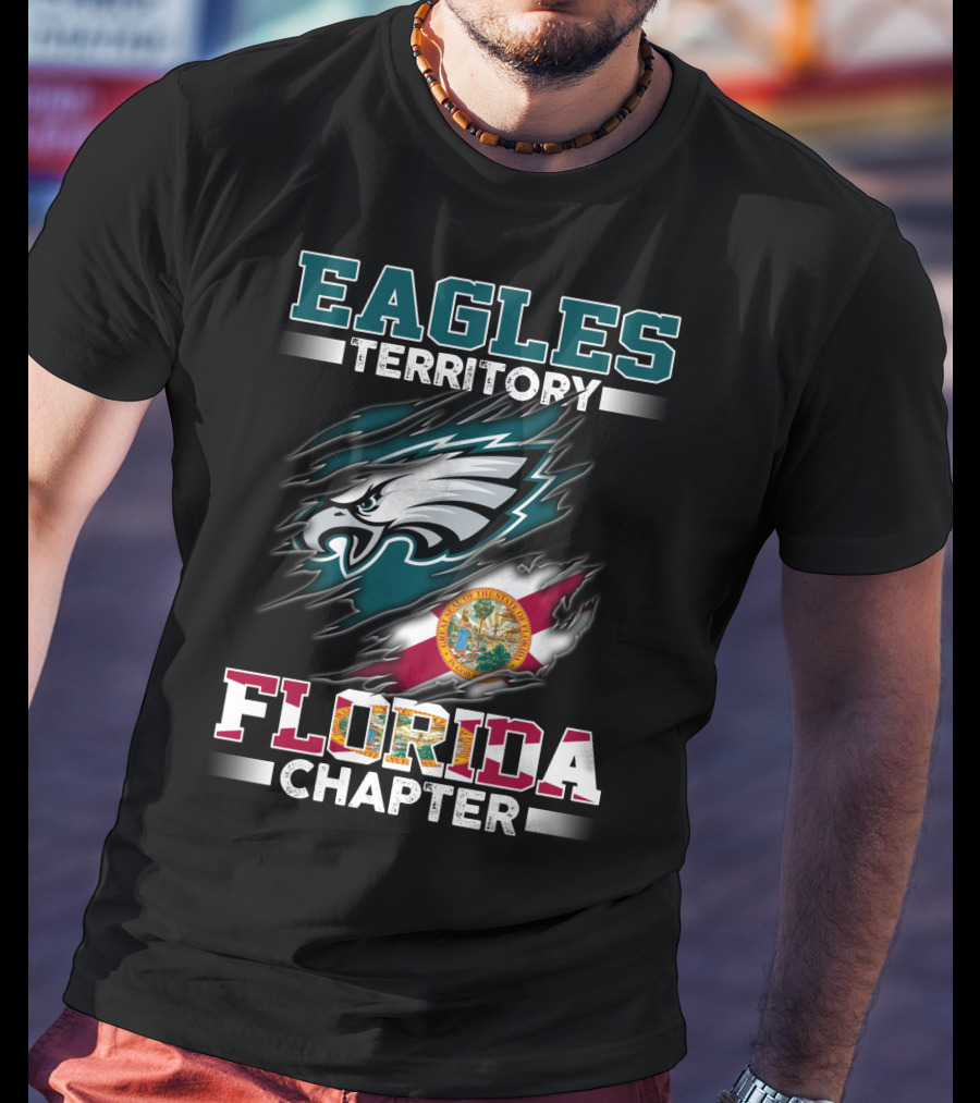 Eagles Territory Florida Chapter With State Seal T-Shirt