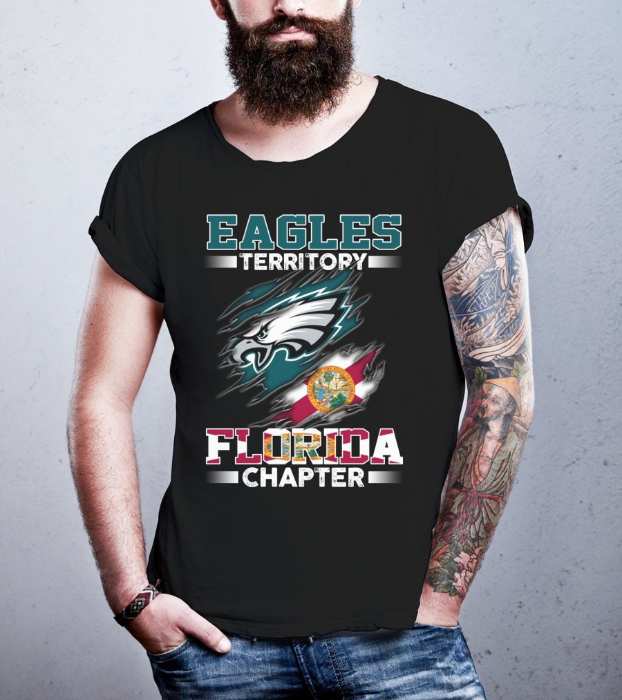 Eagles Territory Florida Chapter With State Seal T-Shirt