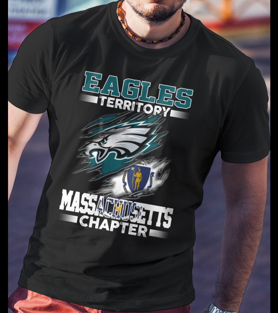 Eagles Territory Massachusetts Chapter Nfl Team Fan T-Shirt