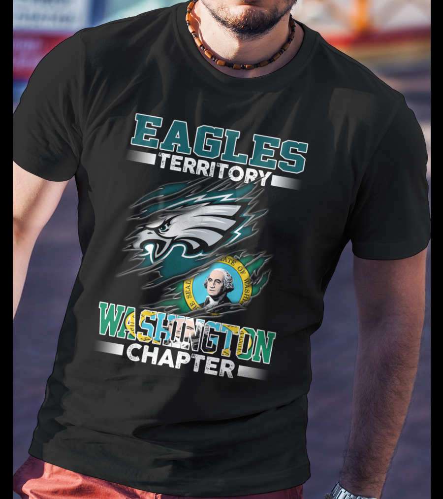 Eagles Territory Washington Chapter State Seal T-Shirt