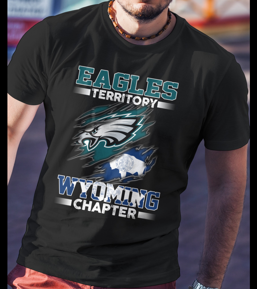 Eagles Territory Wyoming Chapter Philadelphia Eagles Fan Club T-Shirt
