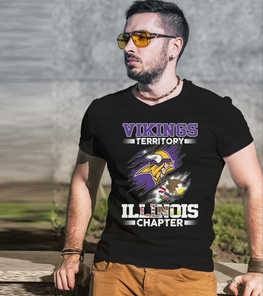 Vikings Territory Illinois Chapter T-Shirt