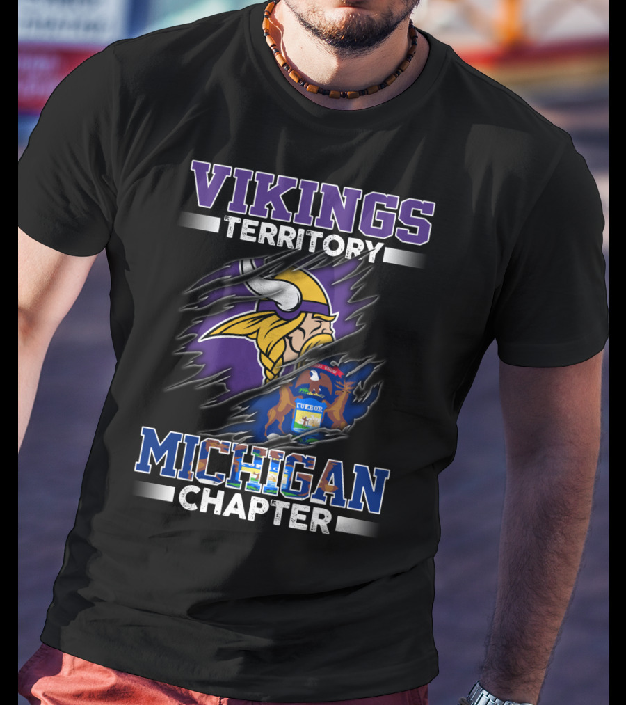Vikings Territory Michigan Chapter T-Shirt