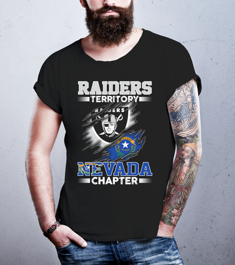 Raiders Territory Nevada Chapter Battle Born T-Shirt