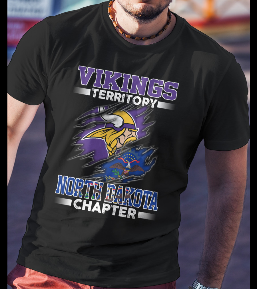 Vikings Territory North Dakota Chapter T-Shirt