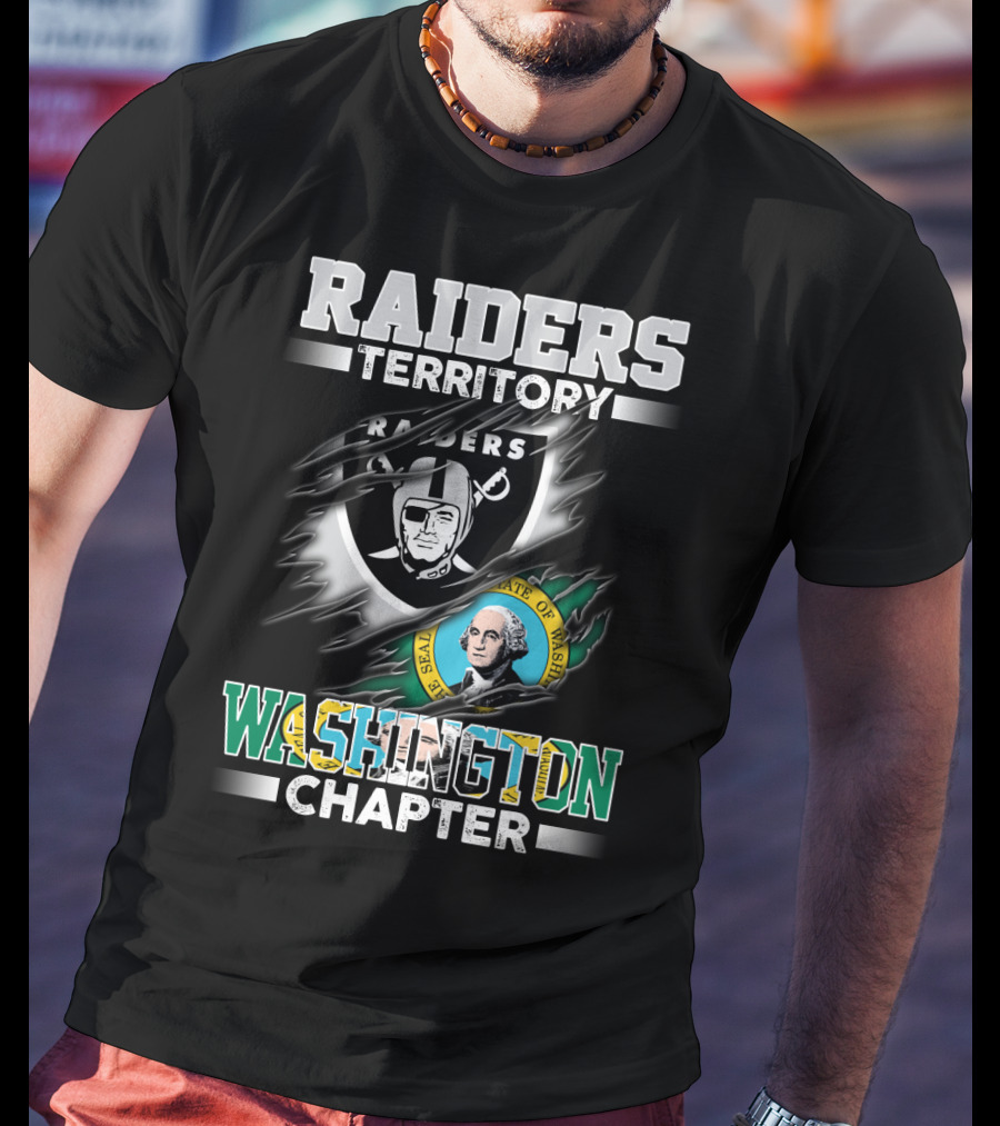 Raiders Territory Washington State Chapter Seal Edition T-Shirt