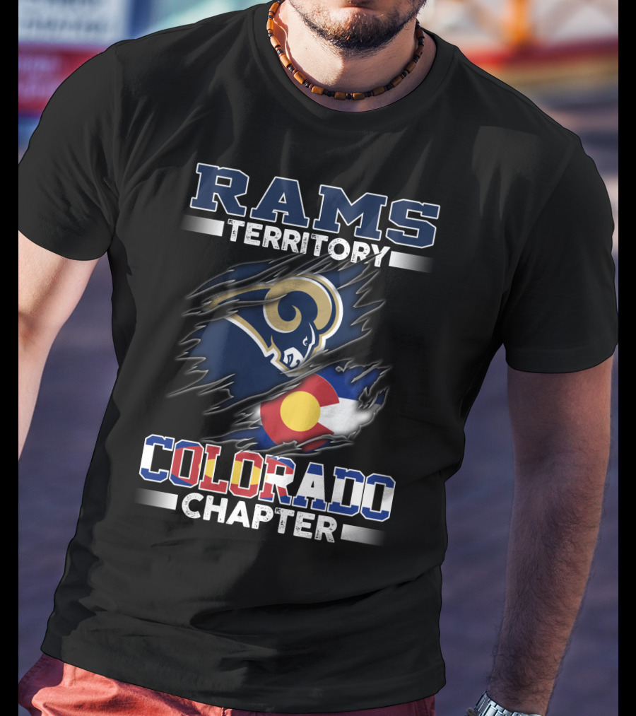 Rams Territory Colorado Chapter Flag T-Shirt