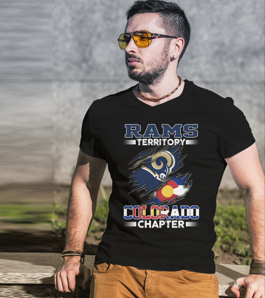 Rams Territory Colorado Chapter Flag T-Shirt
