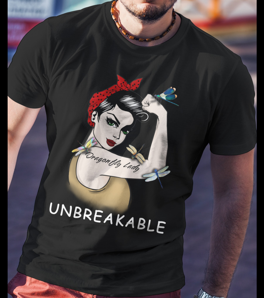 Dragonfly Lady Unbreakable T-Shirt