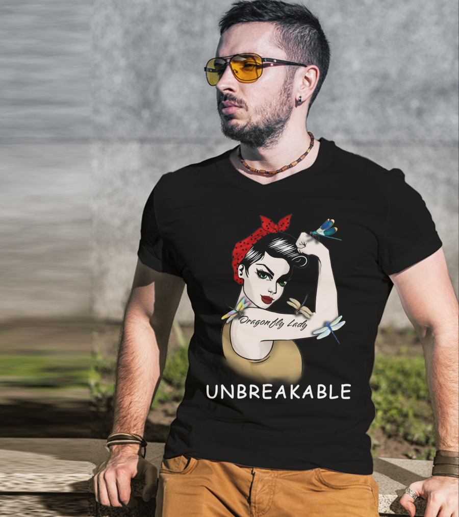Dragonfly Lady Unbreakable T-Shirt