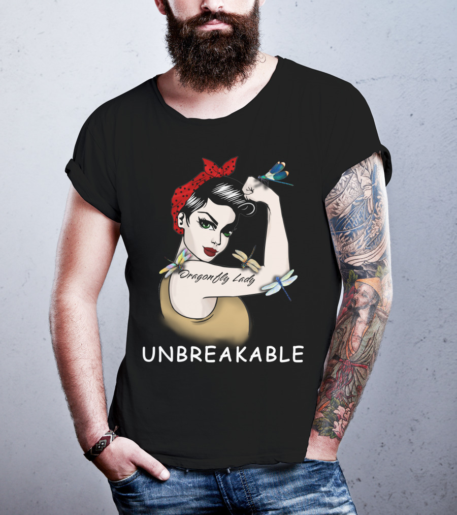Dragonfly Lady Unbreakable T-Shirt