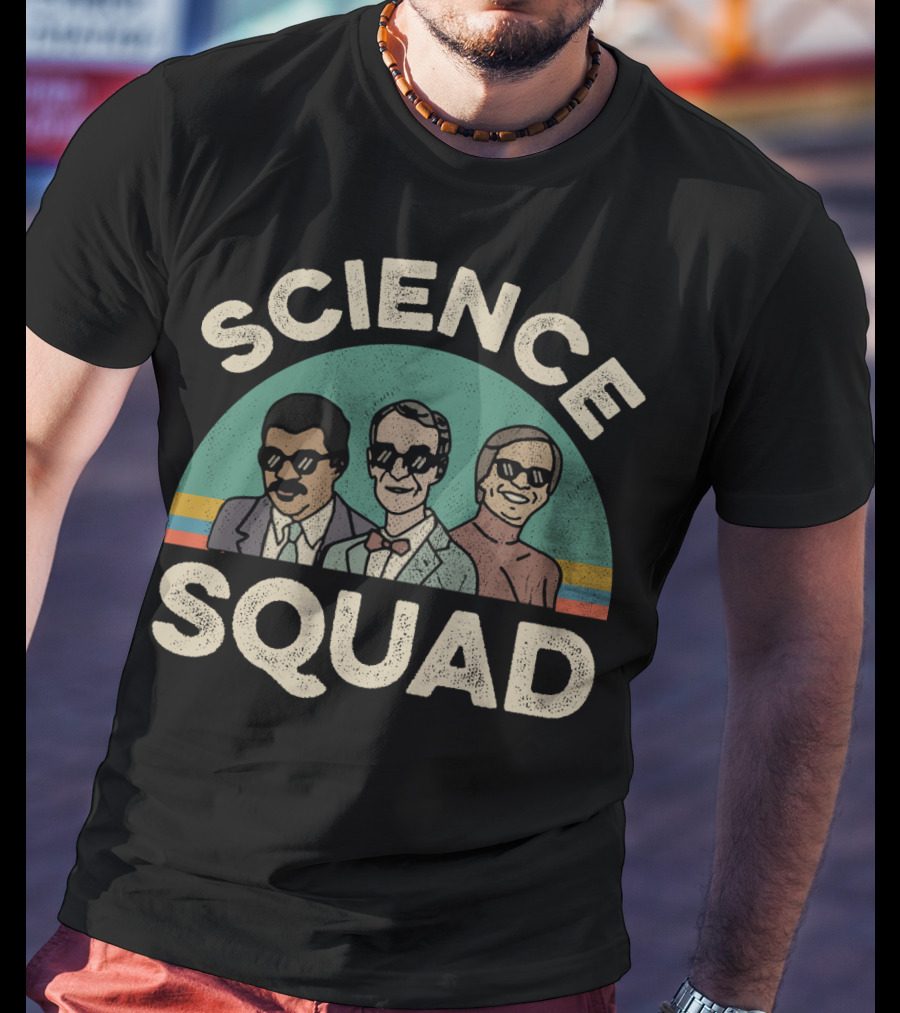 Science Squad Retro Style Trio T-Shirt