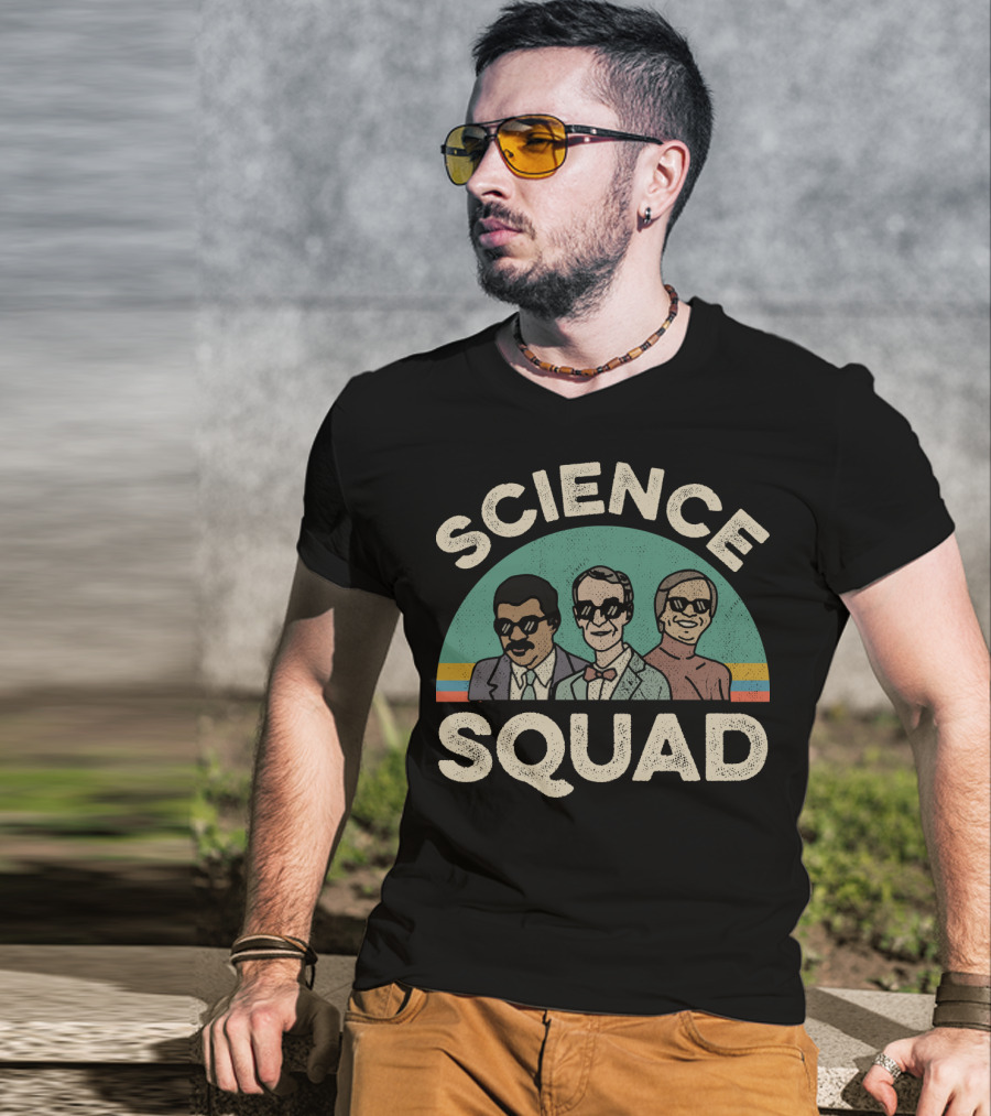 Science Squad Retro Style Trio T-Shirt