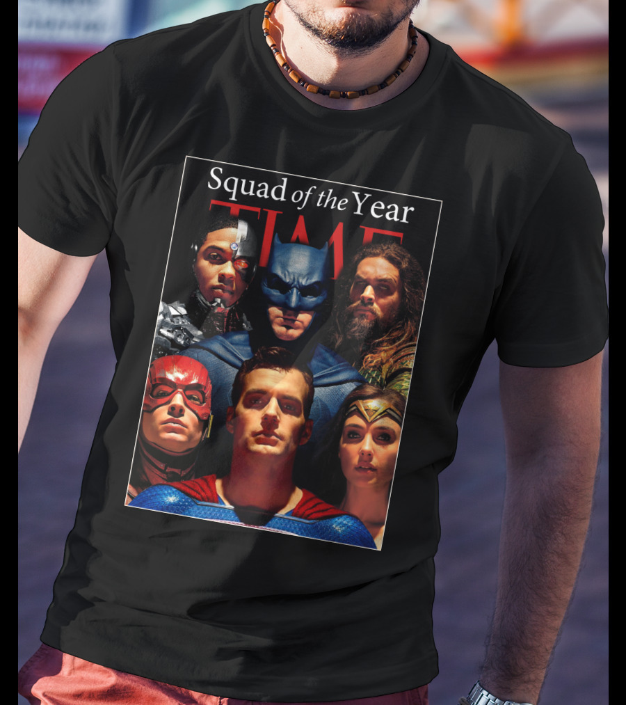 Squad Of The Year TIME Justice League Heroes T-Shirt