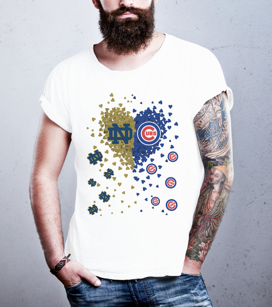 Notre Dame Fighting Irish Cubs Heart Fusion T-Shirt