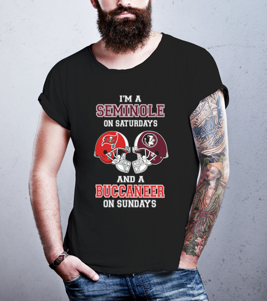 I'm A Seminole On Saturdays And A Buccaneer On Sundays T-Shirt