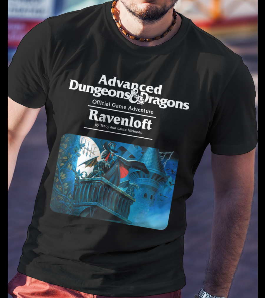 Advanced Dungeons And Dragons Official Game Adventure Ravenloft By Tracy And Laura Hickman T-Shirt