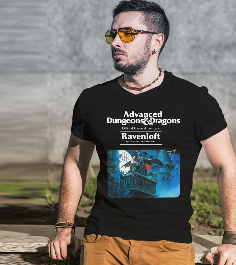 Advanced Dungeons And Dragons Official Game Adventure Ravenloft By Tracy And Laura Hickman T-Shirt