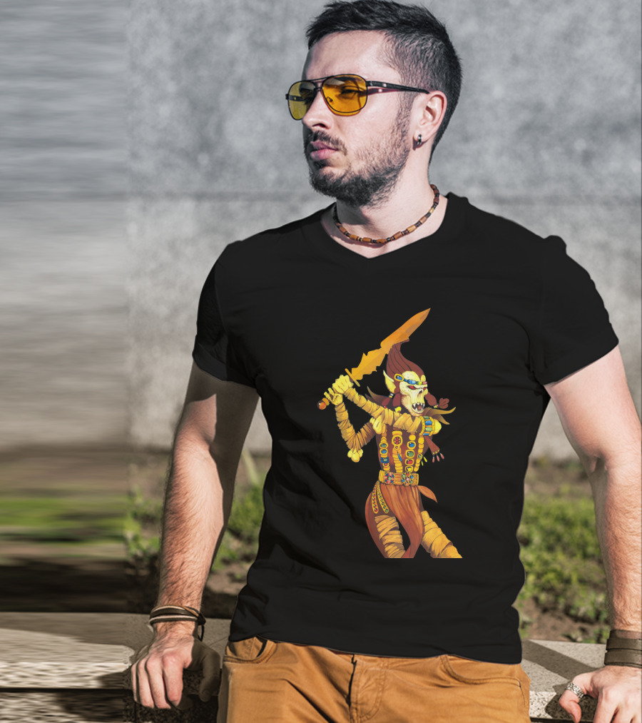 Fiend Folio Sword-Wielding Creature Fantasy T-Shirt