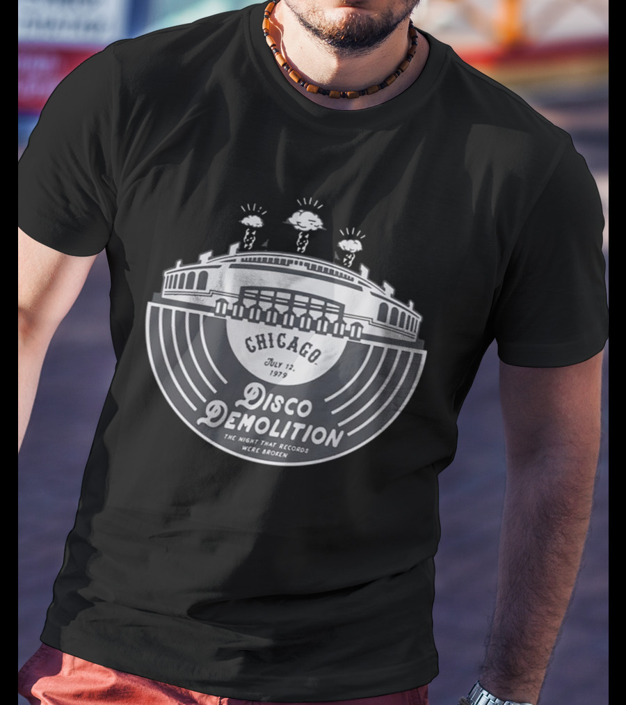 Chicago July 12 1979 Disco Demolition The Night That Records Were Broken T-Shirt