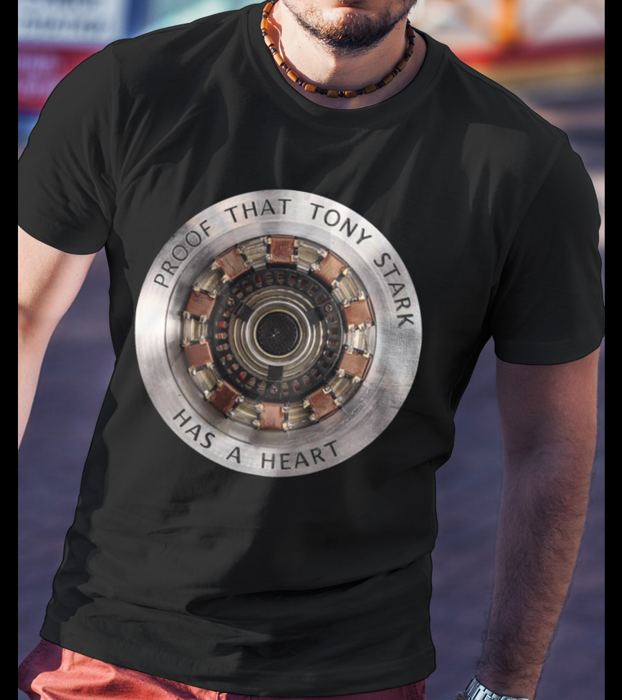 Proof That Tony Stark Has A Heart Arc Reactor T-Shirt
