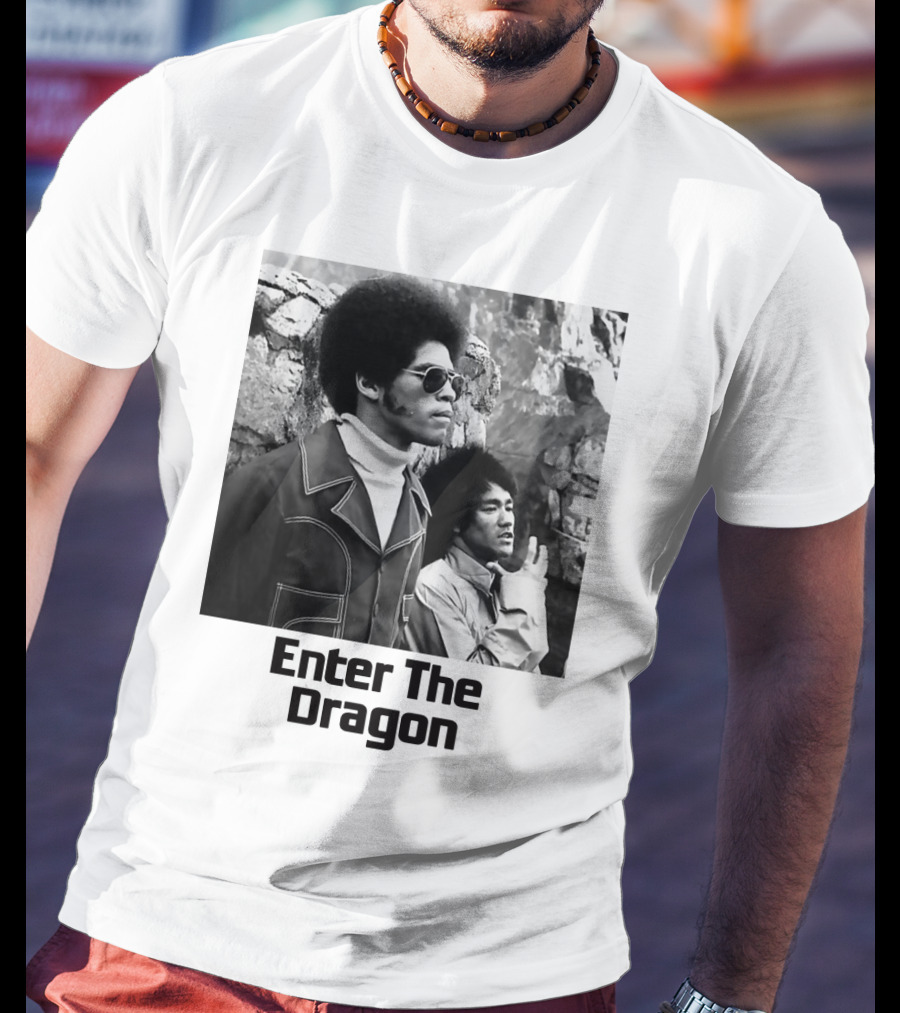Enter The Dragon Bruce Lee Vintage Scene T-Shirt