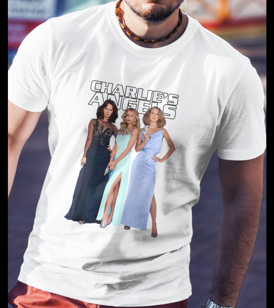 Charlie's Angels Classic Trio In Evening Gowns T-Shirt