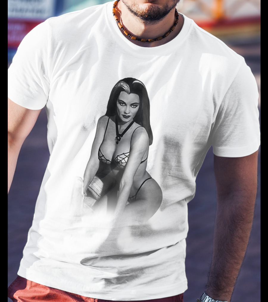 Lily Munster Retro Style Swimwear Pin-Up T-Shirt