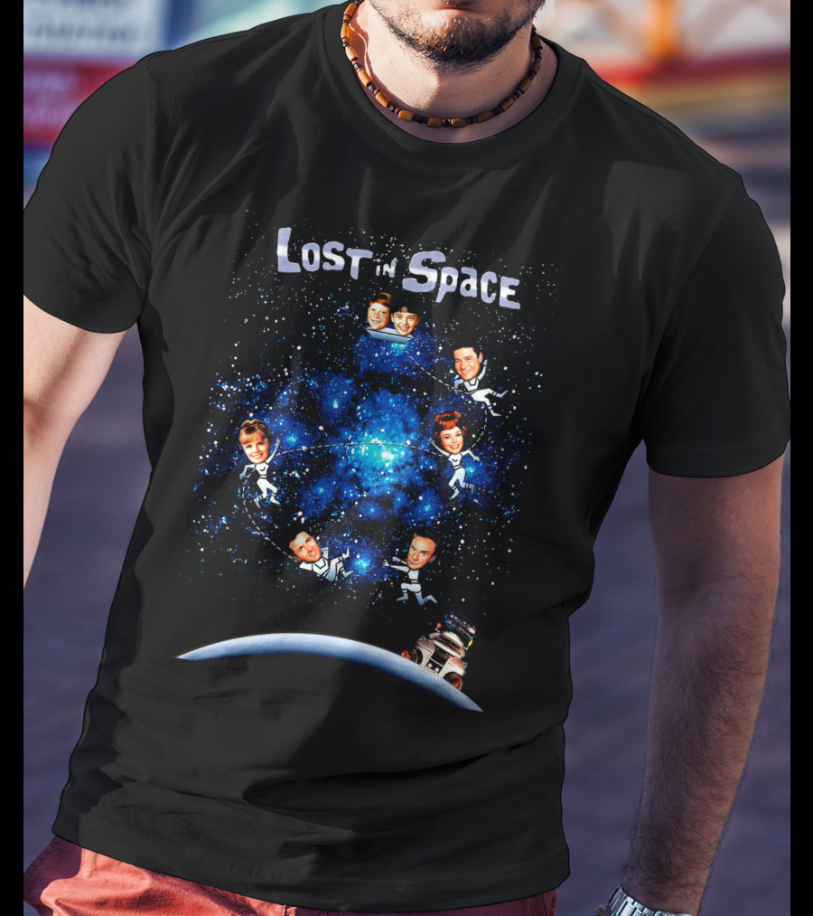 Lost In Space Family Floating Galaxy Adventure T-Shirt