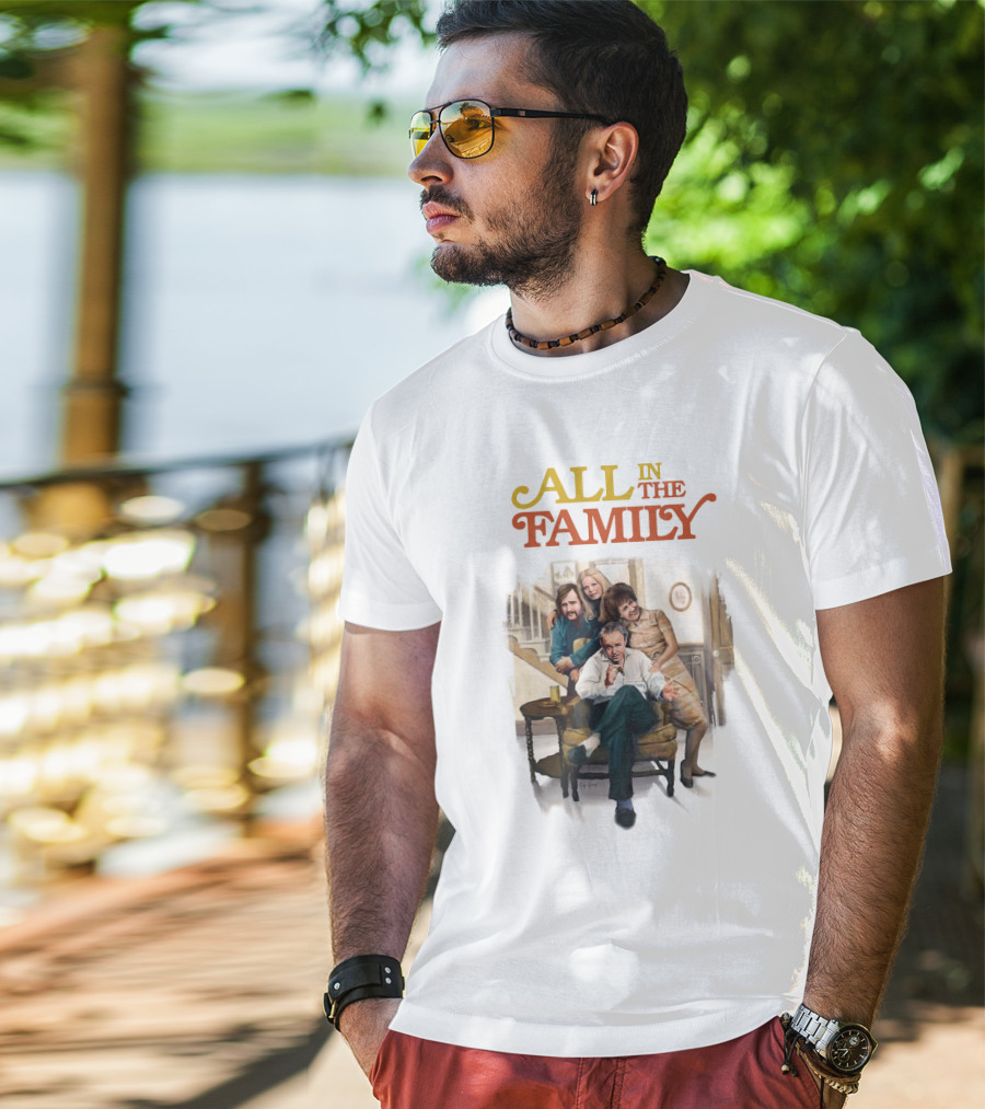 All In The Family Classic TV Sitcom Cast T-Shirt
