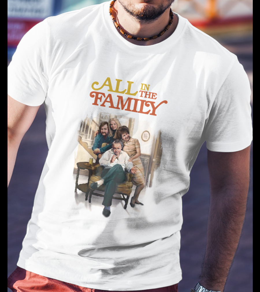 All In The Family Classic TV Sitcom Cast T-Shirt