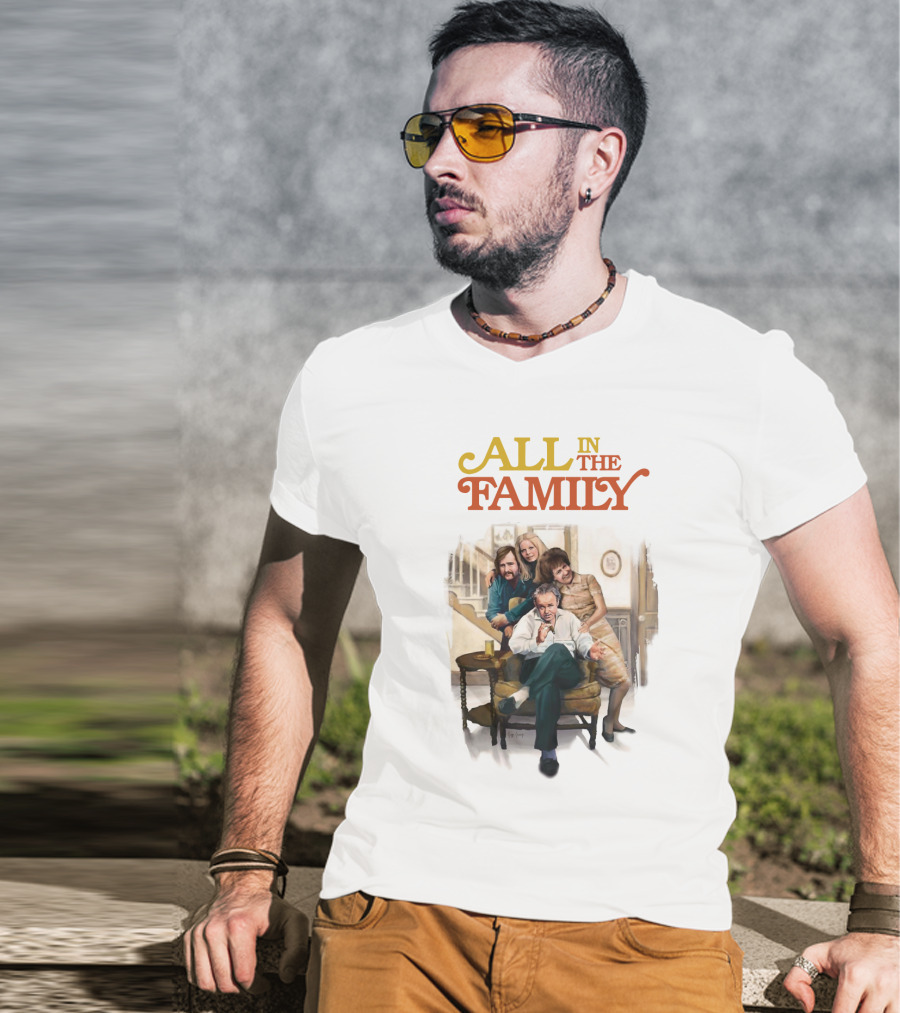 All In The Family Classic TV Sitcom Cast T-Shirt