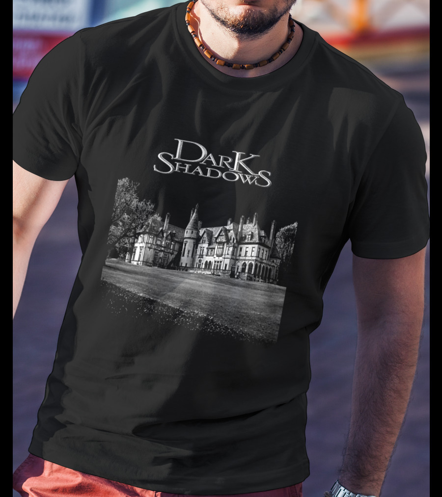 Dark Shadows Gothic Mansion Scene T-Shirt