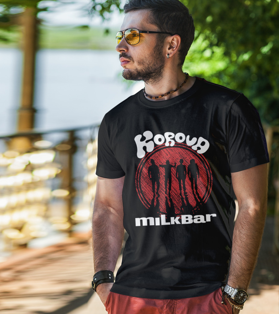 Korova Milkbar A Clockwork Orange Silhouette Circle T-Shirt