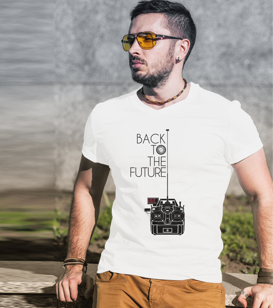 Back To The Future Delorean Vector T-Shirt